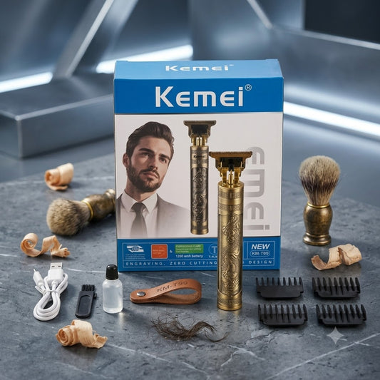 Kemei T99 Dragon Edition Professional Hair Trimmer – Precision Beard & Hair Grooming Tool