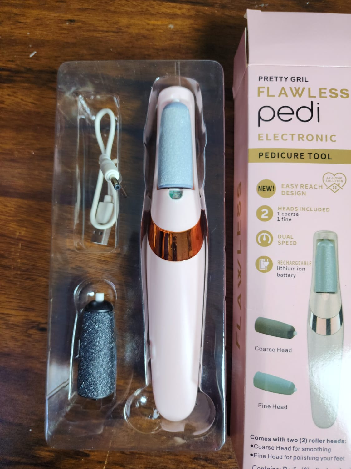 Rechargeable Electric Callus Remover – Say Goodbye to Dead Skin & Cracked Heels for Soft, Smooth Feet