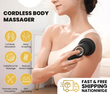 Professional Shiatsu Deep-Tissue Massager – Real Human-Hand Kneading Technology for Neck, Back & Muscle Relief