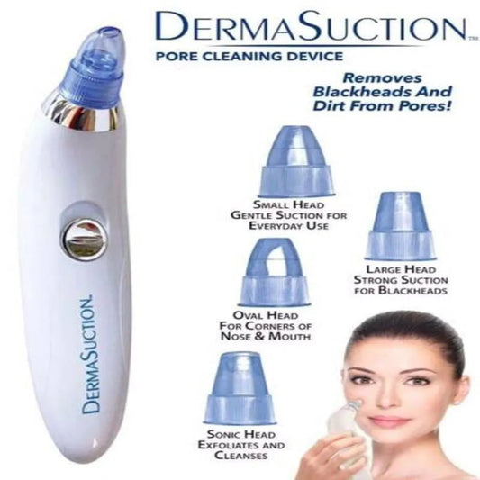 Derma Suction Facial SPA Blackhead Remover Machine 4 in 1 Black Head Remover Machine Acne Pore Cleaner Suction Tool Blackhead Removal Machine