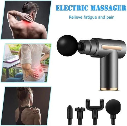 Deep Tissue Massage Gun Percussion Muscle Massager for Full Body Pain Relief of Neck, Shoulder, Back, Foot for Men & Women Muscle Relaxation Gun Massager Machine