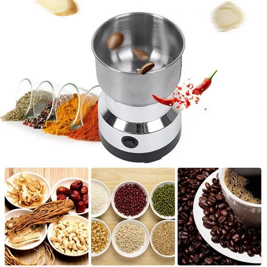 Electric Grinder High Quality Stainless Steel Spices Masala, Nuts, Beans Grinder Powerful Motor