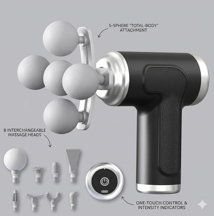 Professional 9-in-1 Multi-Functional Full Body Deep Tissue Massager - Instant Pain Relief & Muscle Recovery Therapy"