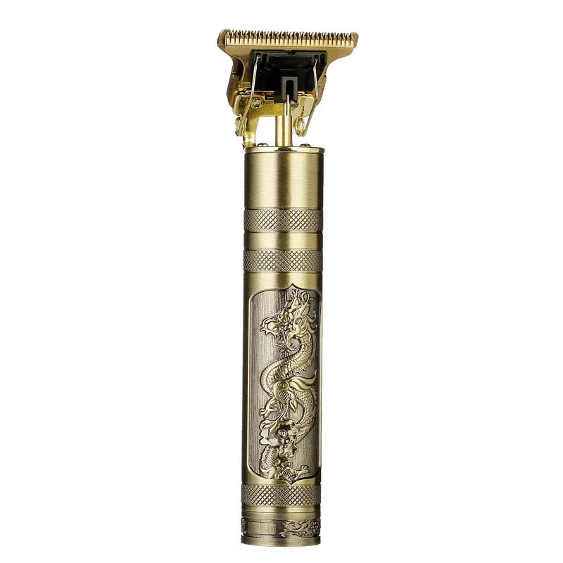 PROFESSIONAL VINTAGE t9 DRAGON STYLE TRIMMER FOR MEN, Usb Rechargeable Outline Edger Beard Trimmer, GROOMING KIT FOR MEN