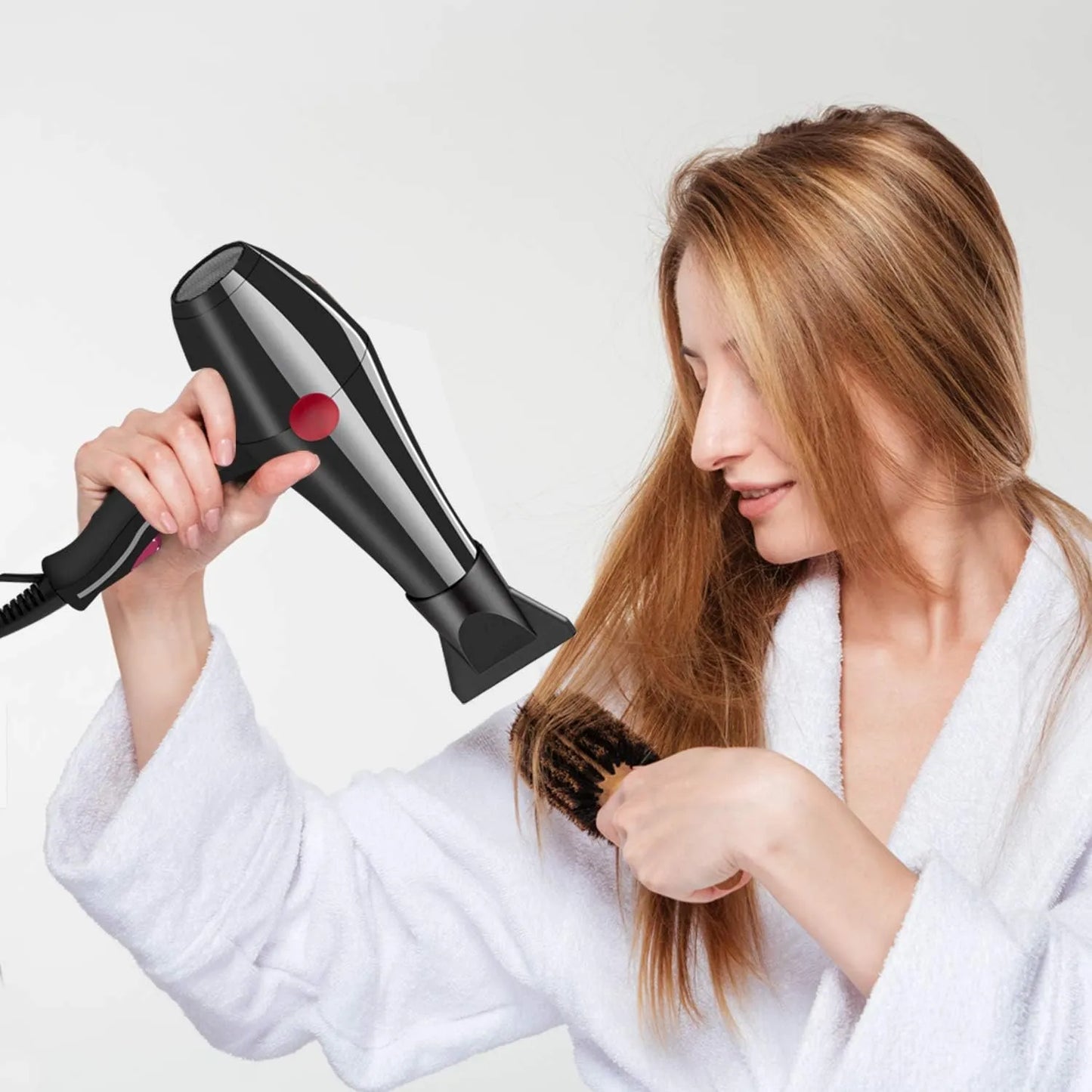 Professional Hair Dryer Fast Drying, Hot & Cold Air Blower Salon Style at Home