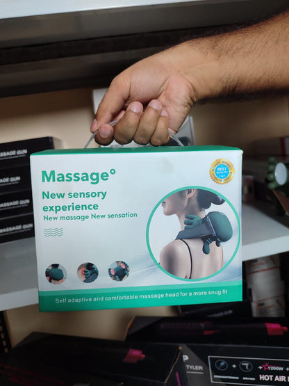 Smart Hands-Free Neck & Shoulder Massager – Human-Touch Kneading for Instant Muscle Pain Relief
