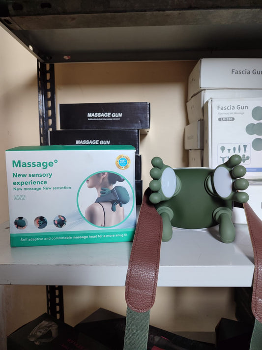 Smart Hands-Free Neck & Shoulder Massager – Human-Touch Kneading for Instant Muscle Pain Relief