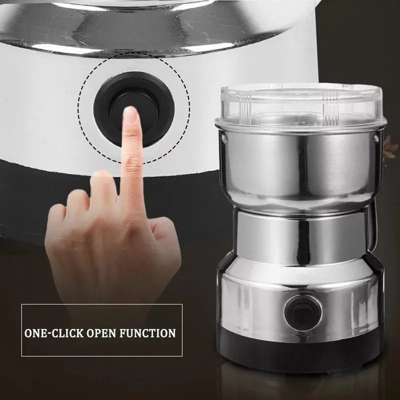 Electric Grinder High Quality Stainless Steel Spices Masala, Nuts, Beans Grinder Powerful Motor