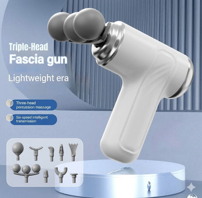 9-in-1 Deep Tissue Massage Gun with 3 Heads | Professional Percussion Muscle Massager for Pain Relief & Body Relaxation