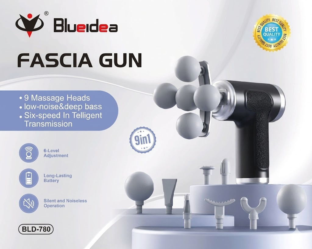 Professional 9-in-1 Multi-Functional Full Body Deep Tissue Massager - Instant Pain Relief & Muscle Recovery Therapy"