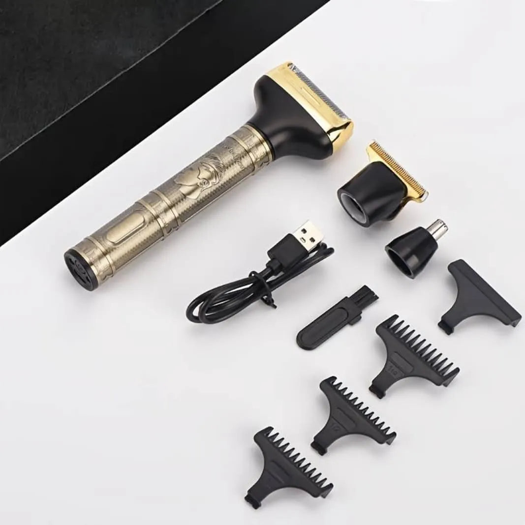 DL 9266 3-in-1 3 In 1 Rechargeable Hair Trimmer, Shaver, Nose Trimmer For Men. Hair Removal machine for men