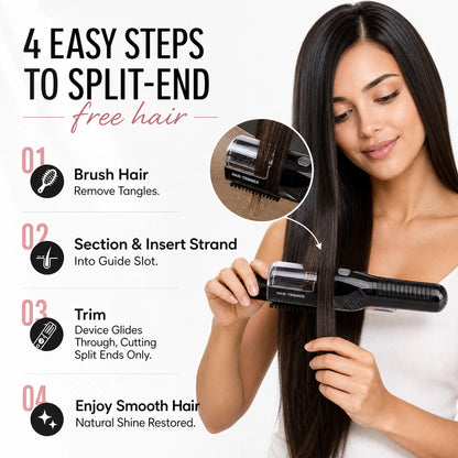 "Professional Split-End Hair Trimmer for Women – Instant Damage Repair & Salon-Smooth Results at Home"